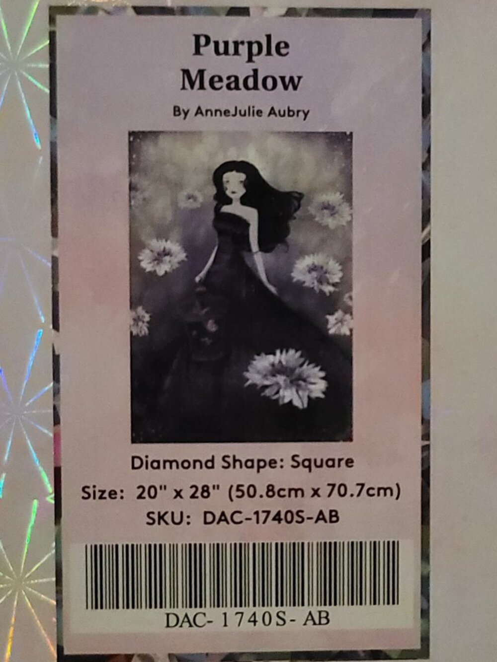 Diamond painting - Purple Meadow (Diamond Art Club)